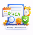 Monthly CA Certification